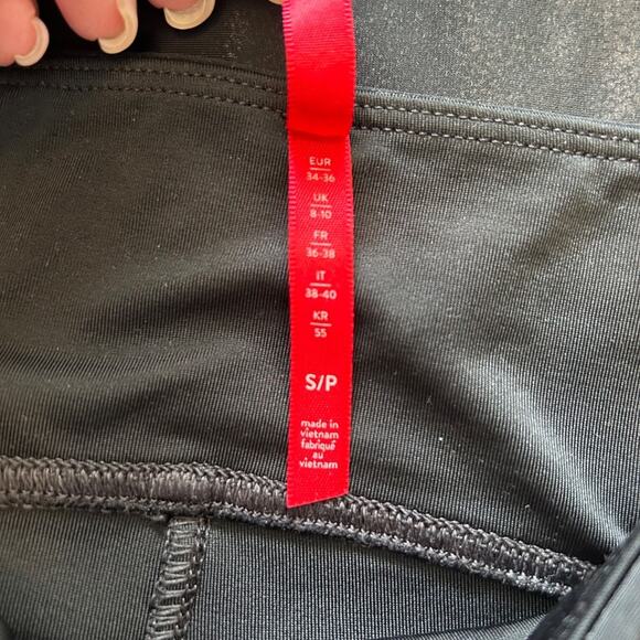 Spanx Black Faux Leather Leggings Size S - Picture 9 of 15